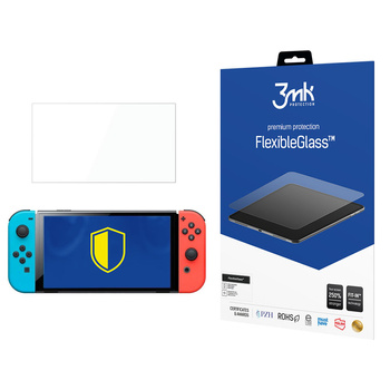 3MK SZKŁO HYBRYDOWE DO NINTENDO SWITCH OLED UP TO 8.3 FLEXIBLEGLASS