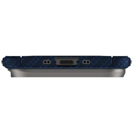Etui UNIQ Keva EDGE do iPhone Air        Magclick Charging niebieski