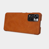 Nillkin Qin Case etui do Xiaomi Redmi Note 11 Pro+ (China) / Redmi Note 11 Pro (China) / Mi11i HyperCharge osłona na aparat kabura pokrowiec obudowa z klapką czarny
