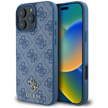 GUESS ETUI HC PU 4G SMALL 4G AND CLASSIC DO IPHONE 16 PRO MAX DO MAGSAFE