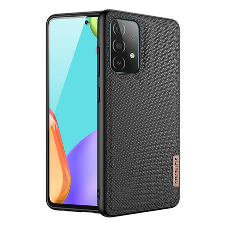 Dux Ducis Fino etui pokrowiec pokryty nylonowym materiałem Samsung Galaxy A02s EU czarny