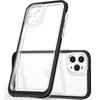 Clear 3in1 etui iPhone 14 Pro Max silikonowy pokrowiec z ramką czarne