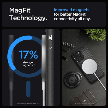 SPIGEN MAG ARMOR MAGSAFE IPHONE 15 PRO MAX MATTE BLACK