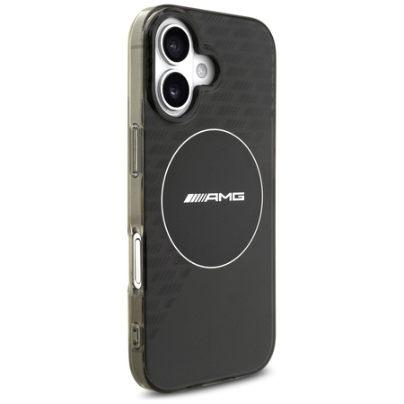 Etui AMG Double Layer Transparent        Smocked MagSafe do iPhone 17 czarny