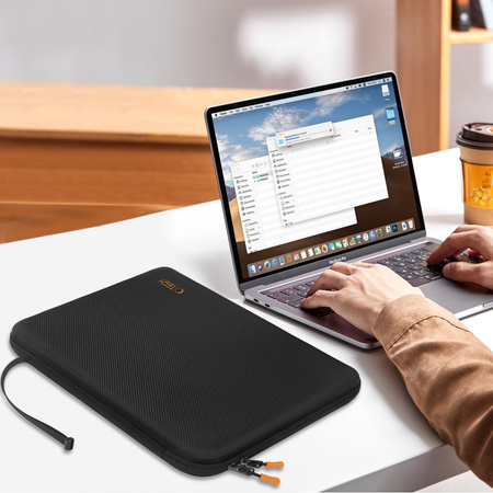 TECH-PROTECT HARDPOUCH LAPTOP 15-16 BLACK/ORANGE