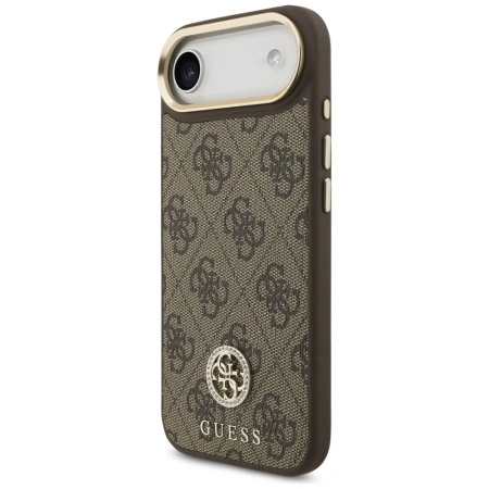 GUESS ETUI 4G STRASS LOGO DO IPHONE AIR MAGSAFE Z PRZEWAGĄ ODPORNOŚCI NA