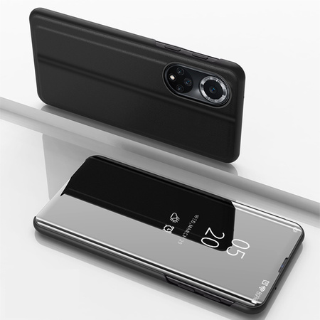 Clear View Case etui Huawei nova 9 pokrowiec z klapką czarne