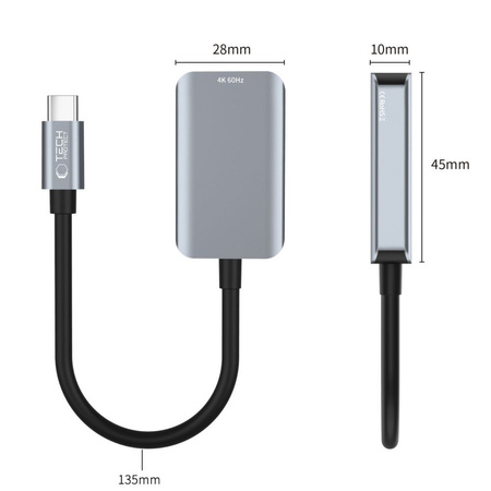 TECH-PROTECT ULTRABOOST ADAPTER HDMI 4K 60HZ DO SMARTFONÓW MACBOOKA LAPTOPA