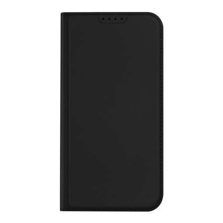 Etui do iPhone 15 Plus pokrowiec z klapką i portfelem Dux Ducis Skin Pro - czarne
