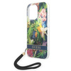 Guess GUOHCP14LHFLSB iPhone 14 Pro 6,1" niebieski/blue hardcase Flower Strap