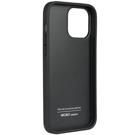 Etui Audi Genuine Leather na iPhone 13 Pro Max 6.7" - czarne AU-TPUPCIP13PM-Q8/D1-BK