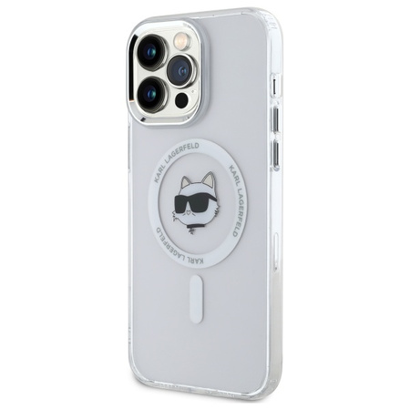 KARL LAGERFELD ETUI DO MAGSAFE DO IPHONE 14 PRO MAX Z WYKOŃCZENIEM