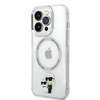Etui Karl Lagerfeld KLHMP14LHNKCIT na iPhone 14 Pro hardcase - przezroczyste Iconic Karl&Choupette Magsafe