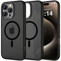 TECH-PROTECT ETUI MAGNETYCZNE DO MAGSAFE IPHONE 16 PRO MATTE BLACK GUNMETAL