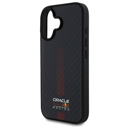 Red Bull RBHMP16M24CFGSMK iPhone 16 Plus 6.7 hardcase czarny/black Carbon Fiber Power Bar MagSafe