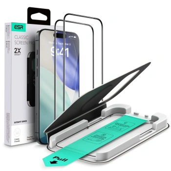 ESR SZKŁO HARTOWANE ULTRAFIT TEMPERED GLASS 2-PACK DO IPHONE 17 PRO