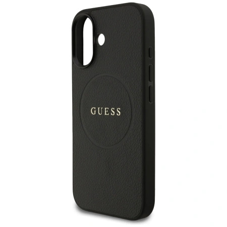GUESS ETUI GRAINED RING MAGSAFE DO IPHONE 17 Z RINGIEM I MAGNETYCZNYM