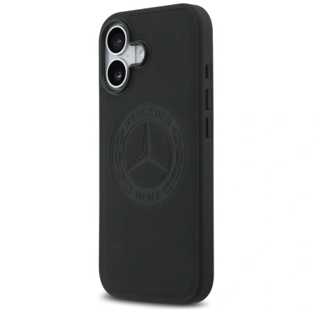 MERCEDES ETUI LEATHER VINTAGE LOGO MAGSAFE DO IPHONE 17 LUKSUSOWY