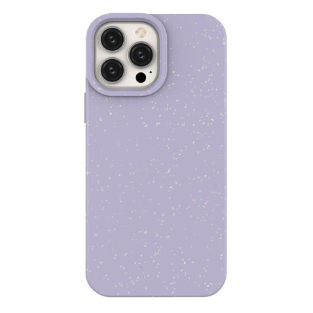 Eco Case etui iPhone 14 Pro silikonowy degradowalny pokrowiec fioletowe