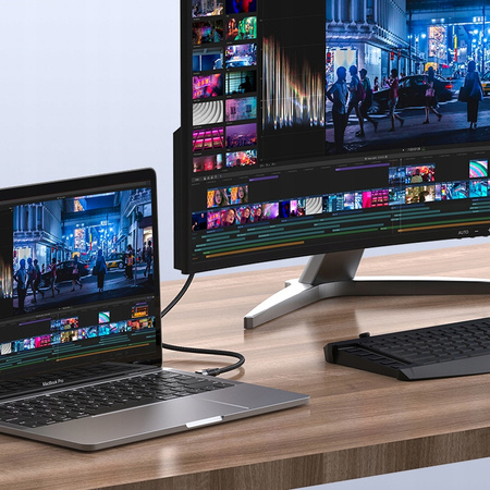 MCDODO USB-C FAST CHARGING CABLE FOR MACBOOK USB TYPE C 10GBPS 100W 4K 1M