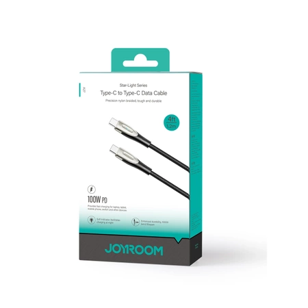 Kabel Joyroom Star-Light Series SA27-CC5 USB-C / USB-C 100W 1.2m - czarny