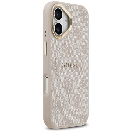 Etui Guess 4G PU Classic Logo MagSafe do iPhone 17 różowy