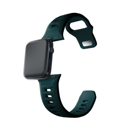 42/44/45/46/49 mm Evergreen (big) - 3mk Silicone Watch Strap for Apple