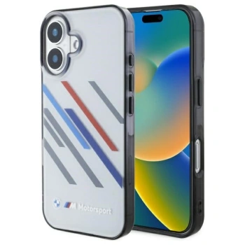 BMW ETUI HARDCASE MOTORSPORT IML RANDOM STRIPES DO IPHONE 16 PLUS 6.7