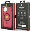 Etui Ferrari FEHMP14SURKR na iPhone 14 - czerwone Translucent Magsafe