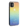 Etui Guess IML Faceted Mirror Disco Iridescent na iPhone 11 / Xr - wielokolorowe