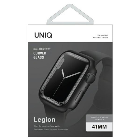 UNIQ ETUI LEGION DO APPLE WATCH SERIES 7 8 9 41MM JEDWABISTA POWIERZCHNIA