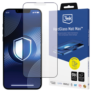 3MK HARDGLASS MATT MAX DO APPLE IPHONE 13 13 PRO 14 16E SZKŁO HARTOWANE