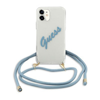 Guess GUHCP12SCRTVSBL iPhone 12 mini 5,4" niebieski/blue hardcase Script Vintage