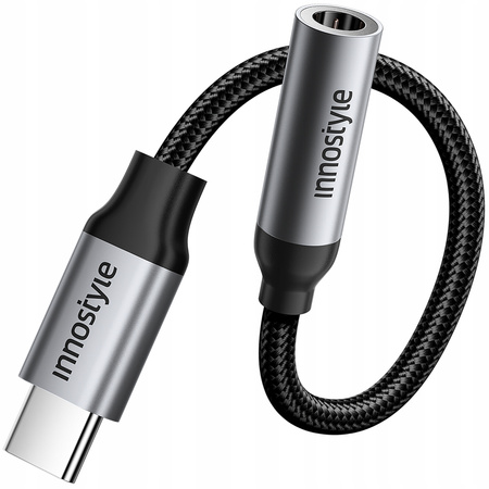 INNOSTYLE ADAPTER USB-C MINI JACK 3,5 PRZEJŚCIÓWKA KABEL AUX DO SAMSUNG DAC