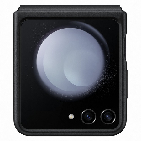 Etui z ekoskóry do Samsung Galaxy Z Flip 5 - czarne