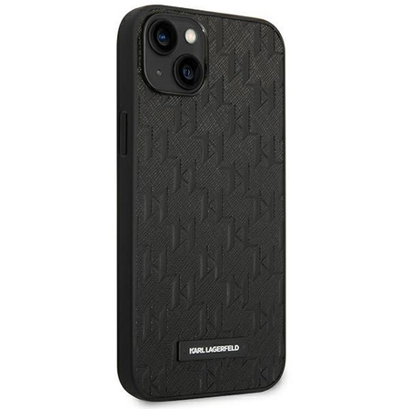 Karl Lagerfeld KLHCP14MSAKLHPK iPhone 14 Plus 6,7" hardcase czarny/black Saffiano Mono Metal Logo