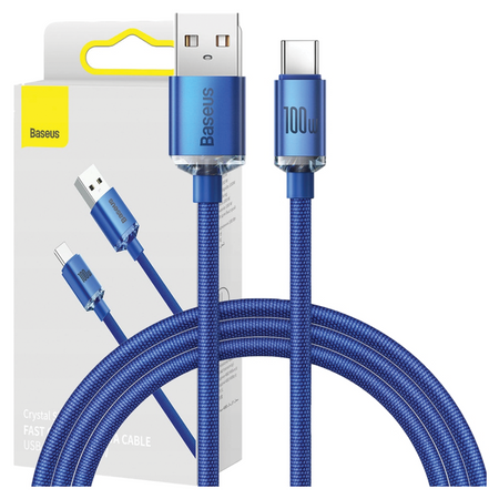 BASEUS KABEL USB DO USB-C 100W DO SZYBKIEGO ŁADOWANIA TELEFONÓW IPHONE 2M