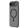 Etui Nillkin Super Frosted Shield Pro kompatybilne z MagSafe na iPhone 17 Air - przezroczyste czarne