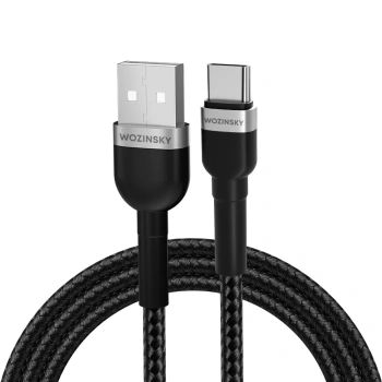 WOZINSKY KABEL USB-A DO USB-C 2.4A 2M DO TELEFONÓW APPLE SZYBKIE ŁADOWANIE