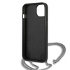 KARL LAGERFELD ETUI HARDCASE DO IPHONE 13 14 15 6,1 MAGNETYCZNE Z ŁAŃCUCHEM
