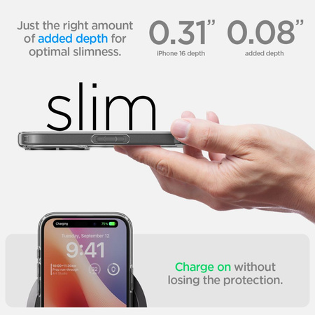 SPIGEN CASE DO IPHONE 16 PLUS ULTRA HYBRID PRZEZROCZYSTE NAJLEPSZA OCHRONA