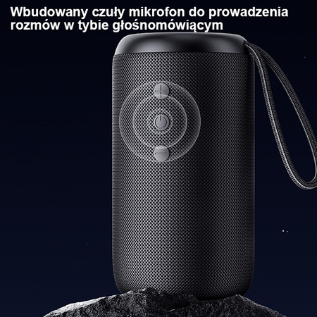 USAMS GŁOŚNIK YC SERIES BLUETOOTH 5.0 10W WODOODPORNY WIRELESS Z LANYARDEM