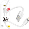 Dudao przewód kabel USB / Lightning 3A 1m biały (L1L white)