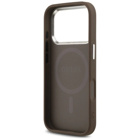 GUESS ETUI DO IPHONE 17 PRO 4G TRIANGLE LOGO MAGSAFE LUXURY DESIGN