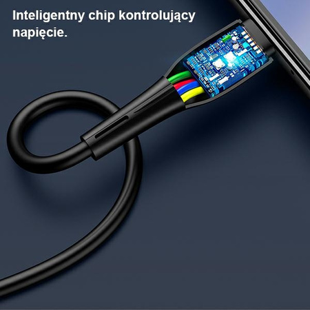 USAMS KABEL MICRO USB DO OPPO 1M 4A ŁADOWANIE Z PRĘDKIM NAŁADOWANIEM