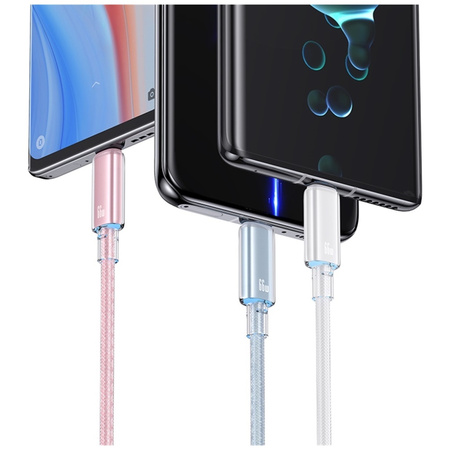 USAMS KABEL USB-A DO USB-C 6A DO TELEFONÓW 1,2M ZASILANIE SZYBKIE