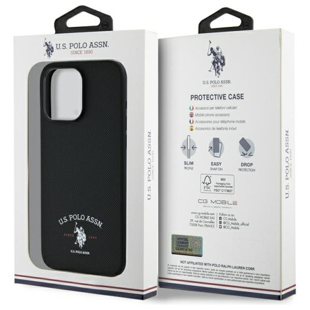 U.S. POLO ASSN. ETUI DO IPHONE 15 PRO MAX 6.7 Z LOGO PRINTED DH W OCHRONIE