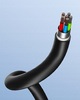 INNOSTYLE JAZZY KABEL USB LIGHTNING MFI SZYBKIEGO ŁADOWANIA DO IPHONE KEVLAR 2M CZARNY