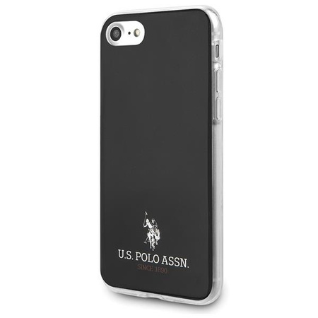 Etui U.S. Polo Assn. Shiny na iPhone 7 / 8 / SE 2020 / SE 2022 - czarne