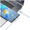 Kabel USAMS US-SJ651 66W USB-A/USB-C     1.2m fioletowy